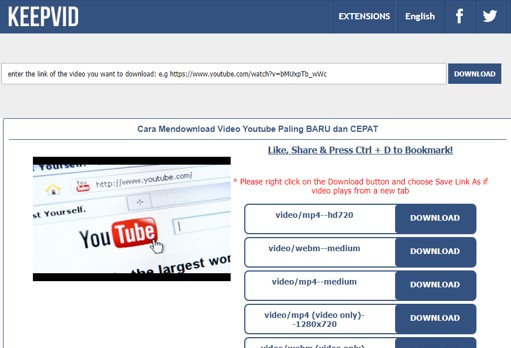 Cara Mudah Mendownload Video Youtube