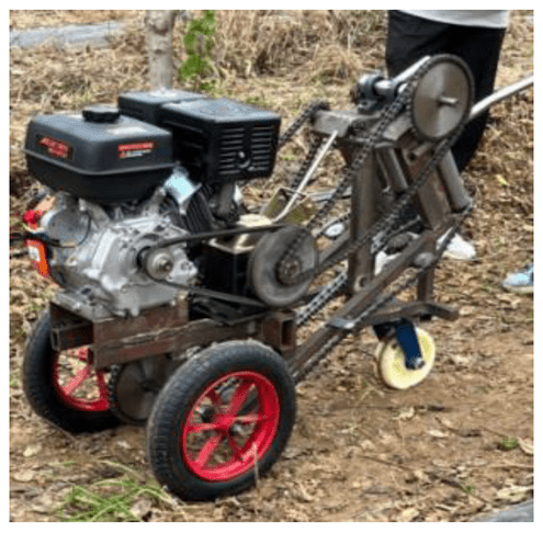 Handheld garlic harvester