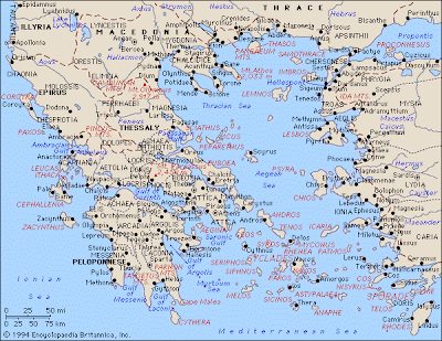 Map of Ancient Greece