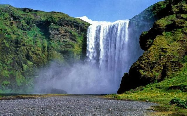 Mountain Waterfall Landscape