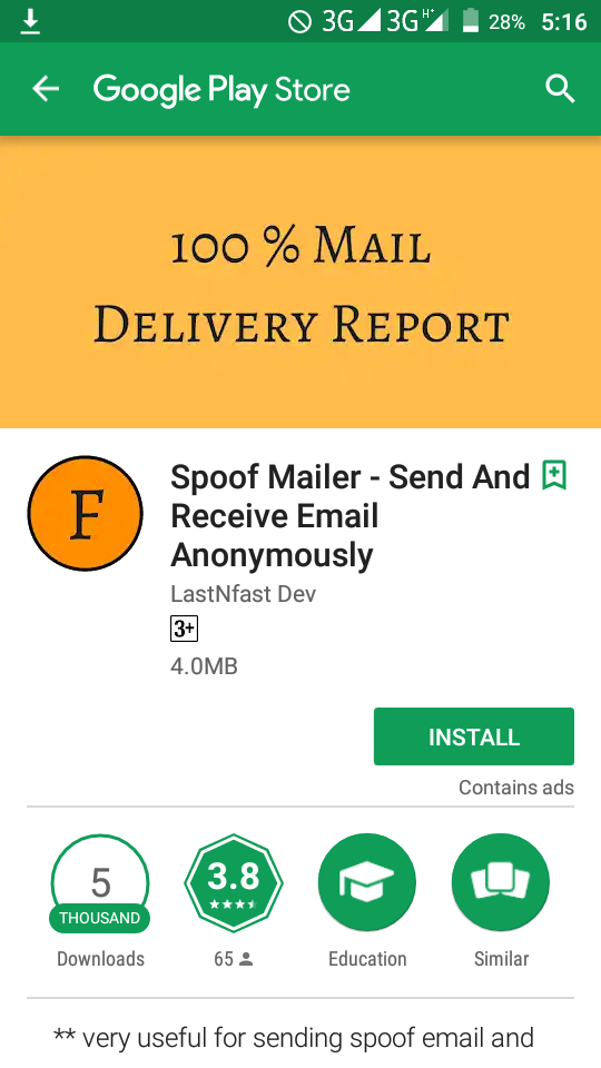 [Hacking Tutorial] Hacker দের মতো Mail Spoofing করুন এখন আপনি ও যেকাউকে বোকা বানিয়ে দিন।[Without Root] How to send spoof mail?New Bangla Technology Tricks