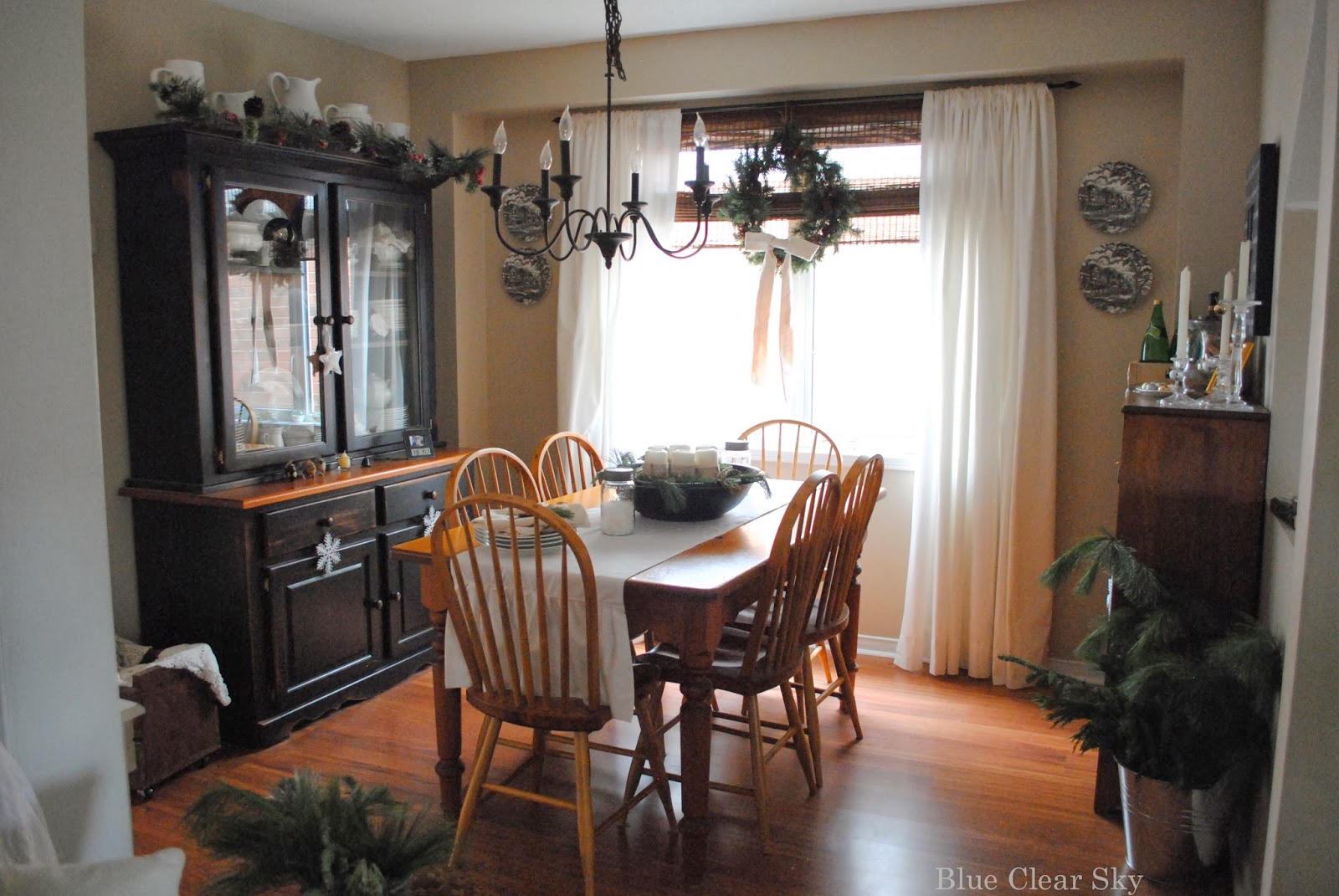 Rustic Maple Christmas 2013 Our Rustic Country Dining Room