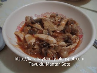 Tavuklu Mantar Sote ไก่ ผัด เห็ด 