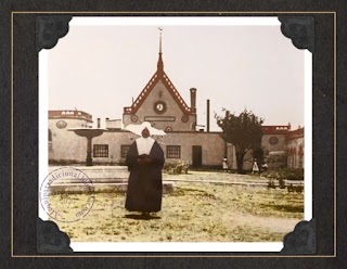 Patio del Hospital Goyeneche  años 30