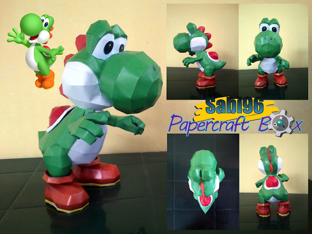 Yoshi Paper Model