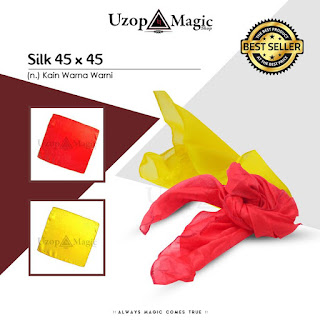 Jual alat sulap silk 45x45 - Uzop MagicShop