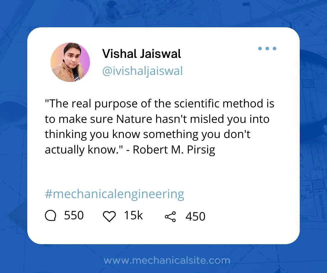 "The real purpose of the scientific method is to make sure Nature hasn't misled you into thinking you know something you don't actually know." - Robert M. Pirsig
