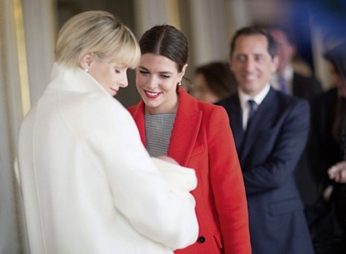 Charlotte Casiraghi and Gad Elmaleh - Princess Charlene