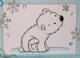 Winter card using LOTV Polar bear