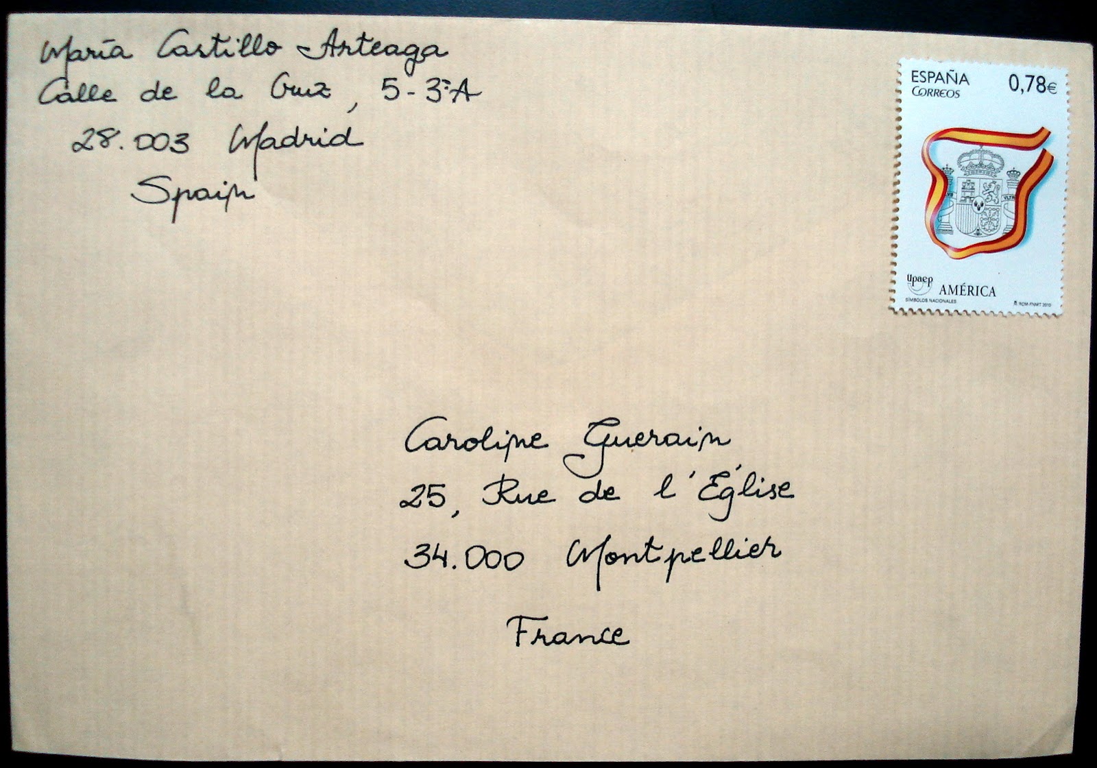 Penpalling and Letters: How to address an envelope