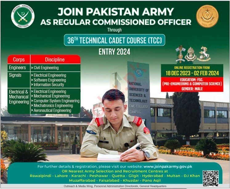 Jobs in Pakistan Army