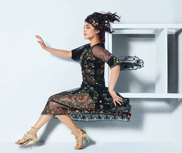 Shruti Haasan exudes glamour in her latest stunning photoshoot.