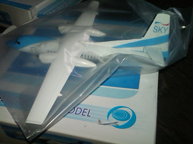 Diecast Miniatur Pesawat - Sky Aviation - Fokker