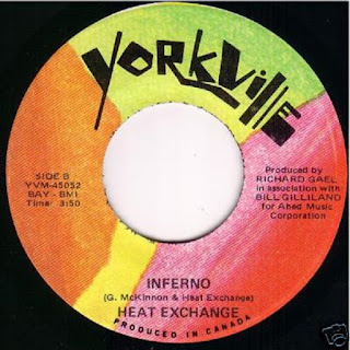 Heat Exchange "Can You Tell Me / Inferno"  1972  single 45" Ontario Canada Heavy Fuzz Psych