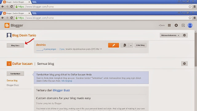 Cara Membuat Blog 100% gratis Cara Membuat Blog 100% gratis