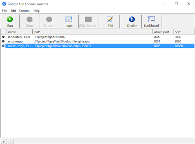 Google App Engine Luncher