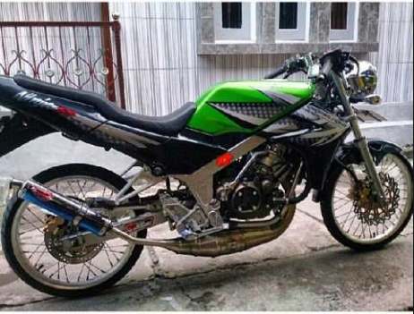 Modifikasi Motor Ninja SS Simple