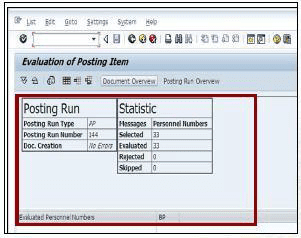 Standard Operating procedure (SOP) of SAP payroll in Post offices