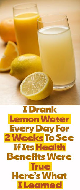 LEMON WATER: I Drank Lemon Water Every Day For 2 Weeks…I Was Completely Shocked With The Results !