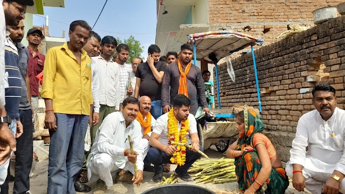 आयुष श्रीवास ने आमजन की समस्याओं को घर-घर जाकर सुना*          