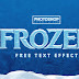 Free Frozen Ice Text Effect