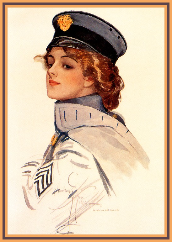 Download Painting of Harrison Fisher artist, Harrison Fisher paintings