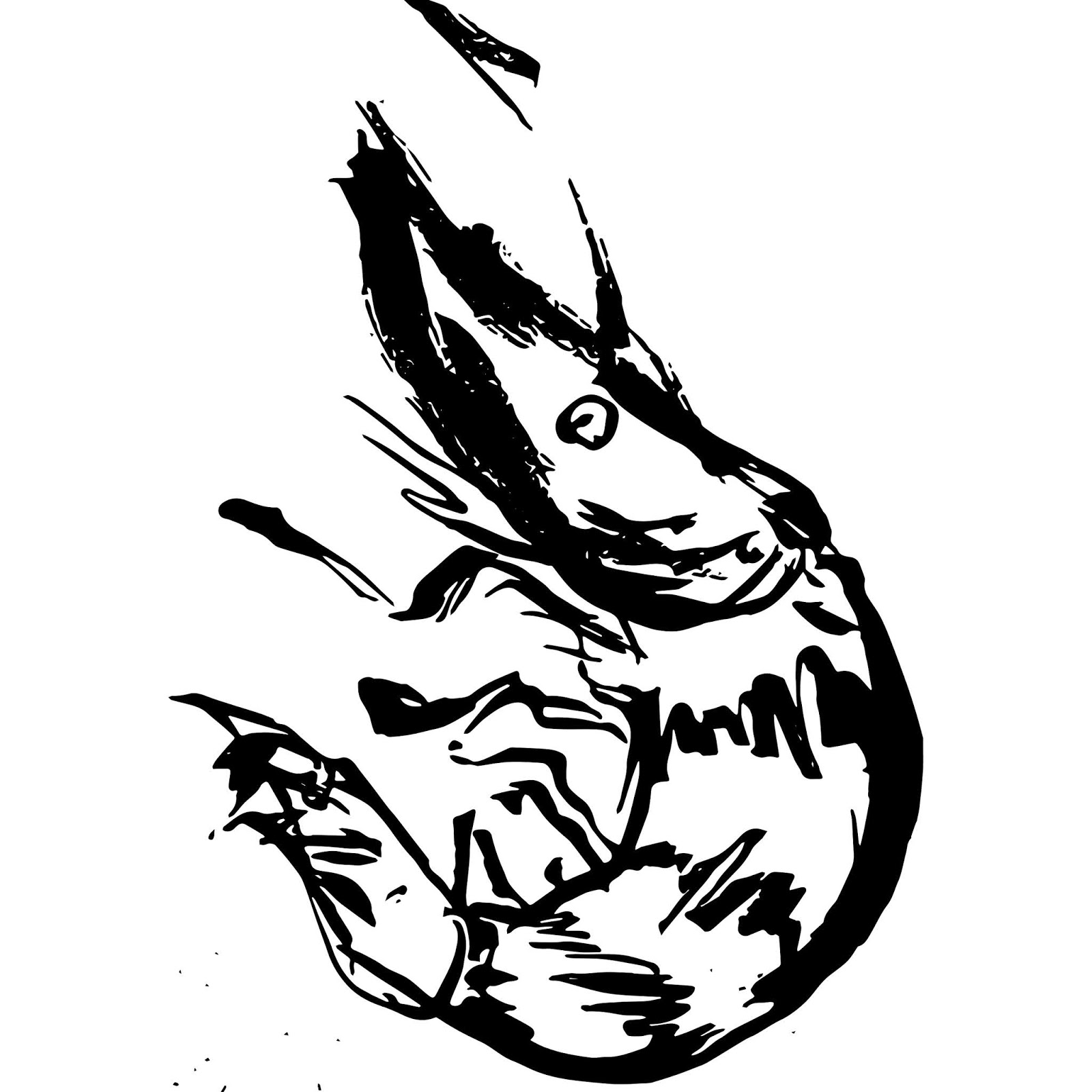 無料 商用可イラスト えび 筆で描いた手書きイラスト 無料 商用可イラスト えび 筆で描いた手書きイラスト