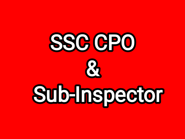 2023 SSC CPO Online Form and Sub-Inspector PET/PST Result Updates