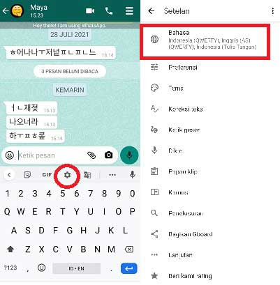 Cara Membuat Tulisan Korea Di Wa Tanpa Aplikasi Auto Berhasil 100% - Wafbig