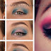 Blue and Pink Combo Pictorial Makeup