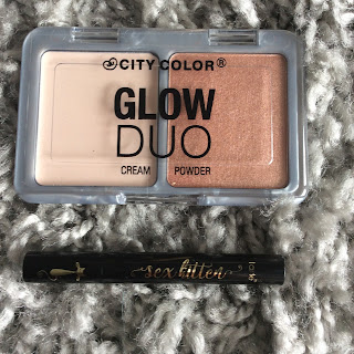 glow duo and sex kitten eyeliner