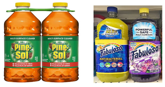 Fabuloso vs Pine Sol