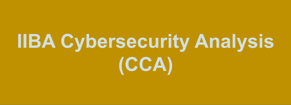 CCA: IIBA Cybersecurity Analysis