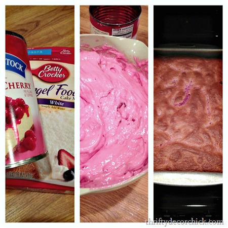 cherry angel food cake dessert