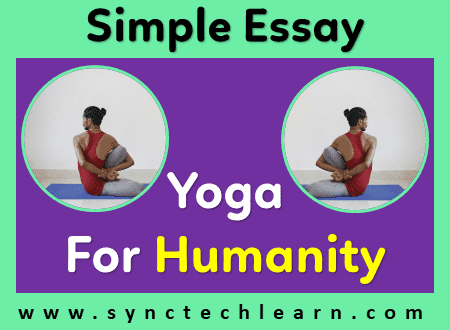 essay on yoga for humanity in English