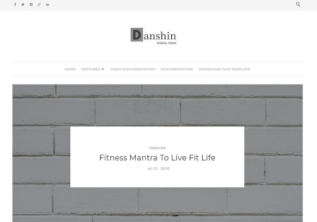 Blogger Template is a premium looking and professionally designed magazine blogger theme Danshin Blogger Template
