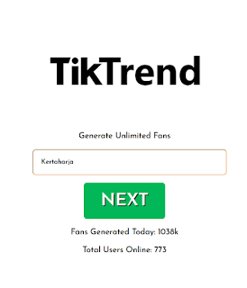 Tiktrend com || How to get free Tiktok followers from tiktrend.com