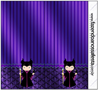 Maleficent Baby Party: Free Printable Candy Bar Labels.