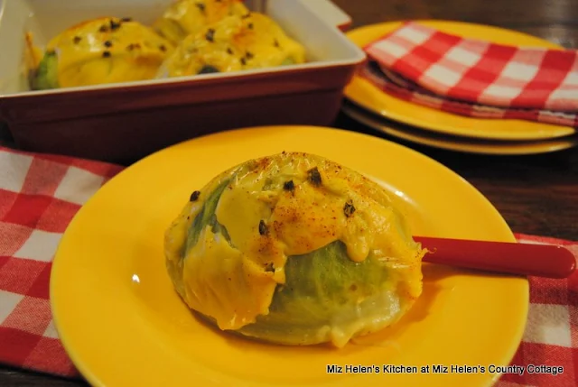 Spicy Baked Cabbage at Miz Helen's Country Cottage