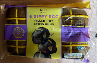 Marks and Spencer's Dippy Egg Filled Hot Cross Bun