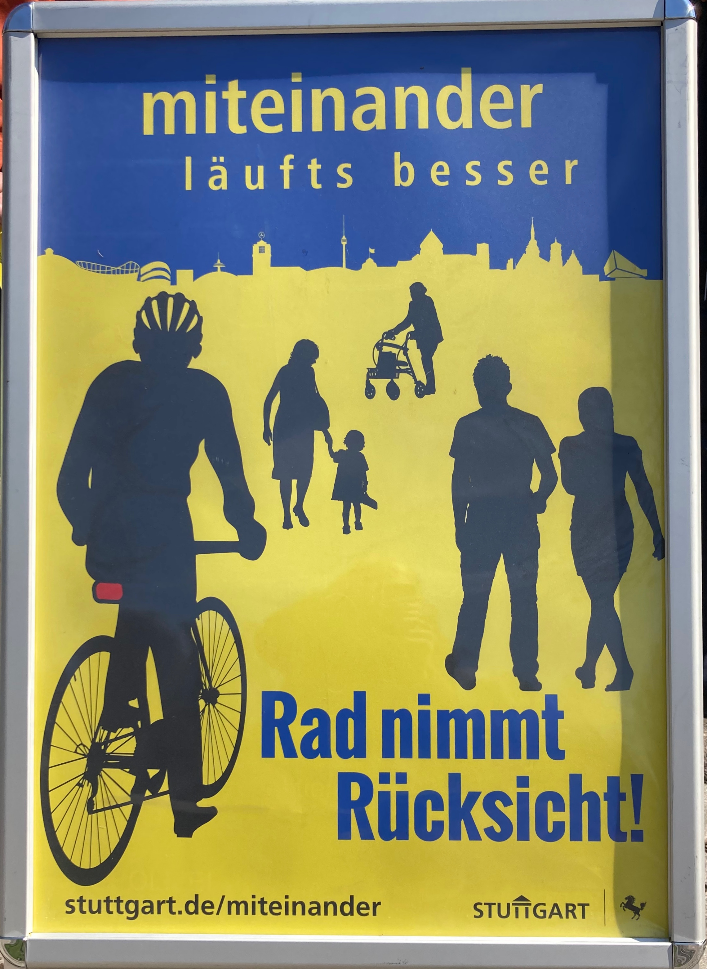 Radfahren in Stuttgart: Radfahren und Rücksicht
