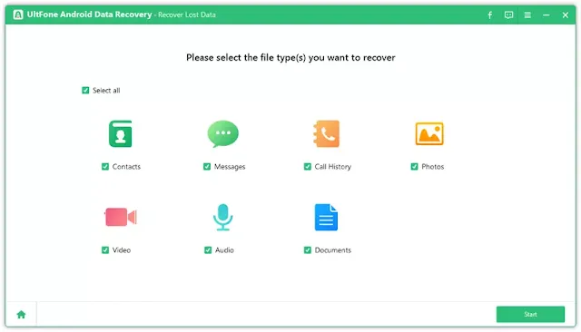 android data recovery,برنامج استعادة الملفات المحذوفة للاندرويد بدون روت,استرجاع البيانات من الهاتف المعطل,برنامج استعادة البيانات