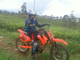 modifikasi trail gestrek motocross