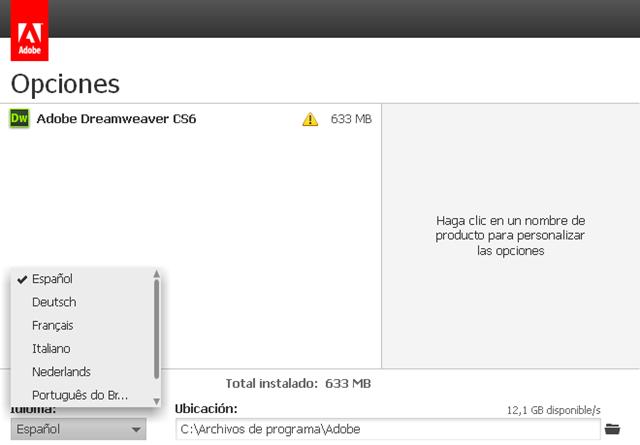 Adobe Dreamweaver CS6 v12 Español 2012 Descargar 1 Link 