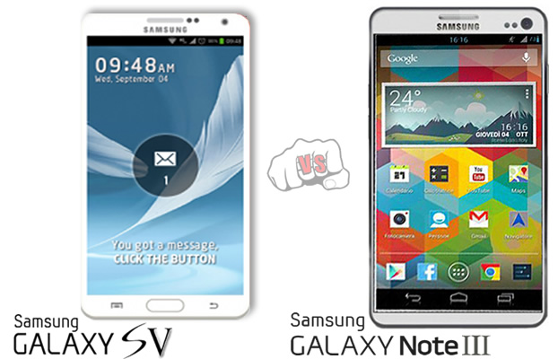 Samsung Galaxy S5 vs Note 3 features comparison