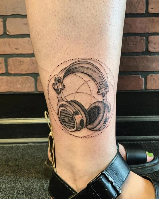 Vemos la foto de un tatuaje musical