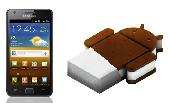 Samsung Galaxy S2 Ice Cream Sandwich