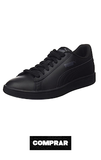 Zapatillas Unisex Adulto color negro,  PUMA Smash V2 L