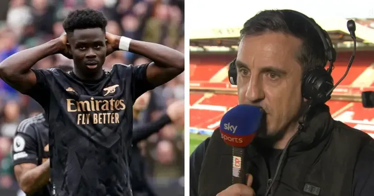 'Man City will be smelling blood' Gary Neville explains why Arsenal players should 'stay off social media'