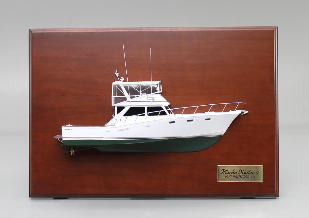 Sport Fishing Boat Half Hull Model | SD Model Makers